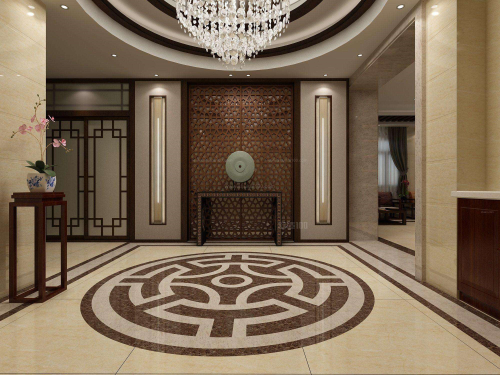 别墅大宅的门面，别墅玄关装修设计的技巧小指南