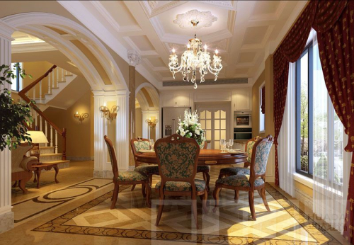 别墅装修质量如何，很大程度上取决于别墅餐厅的装修