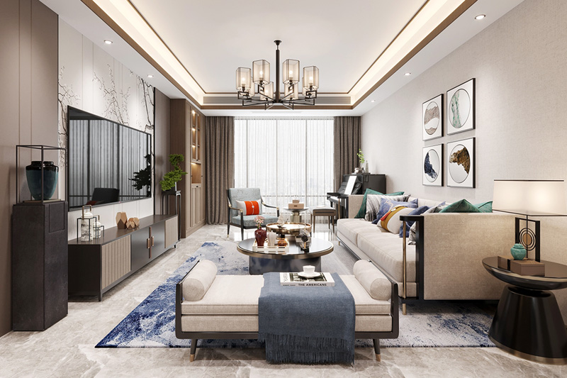 淡雅静谧的当代中式住宅