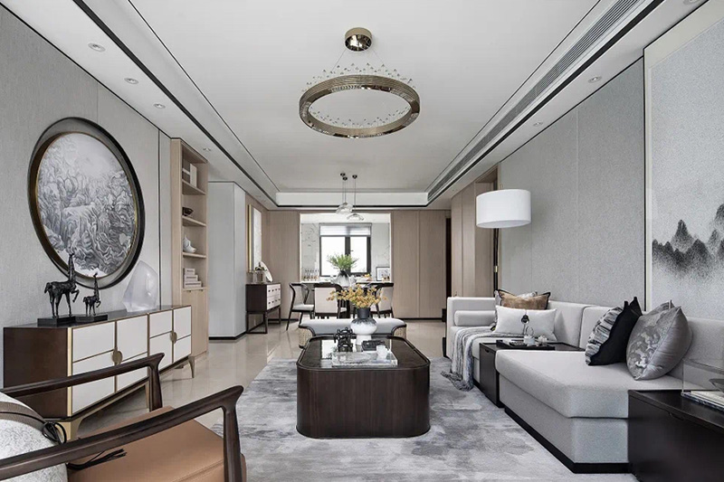 新中式风格装修效果图，东